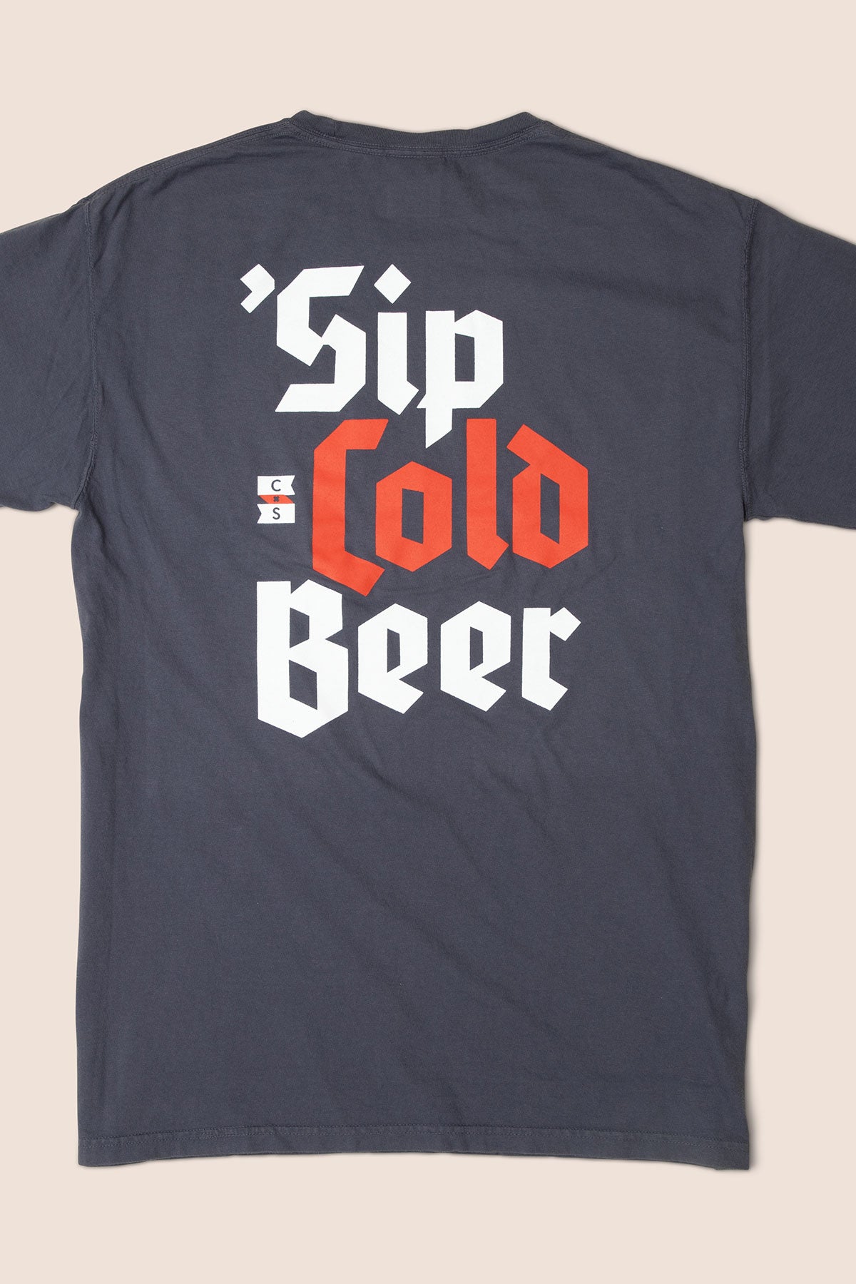 Sip Cold Beer / Navy