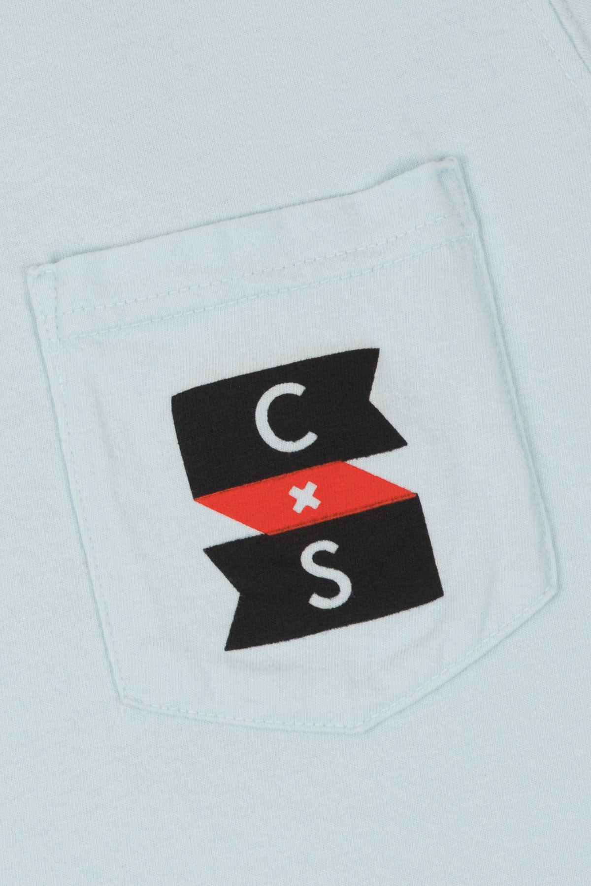 Ribbon Logo / Chambray